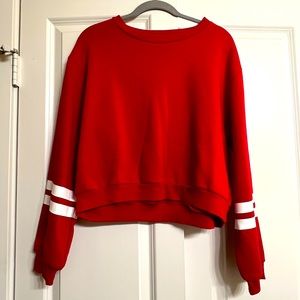 Varsity Cropped Sweater